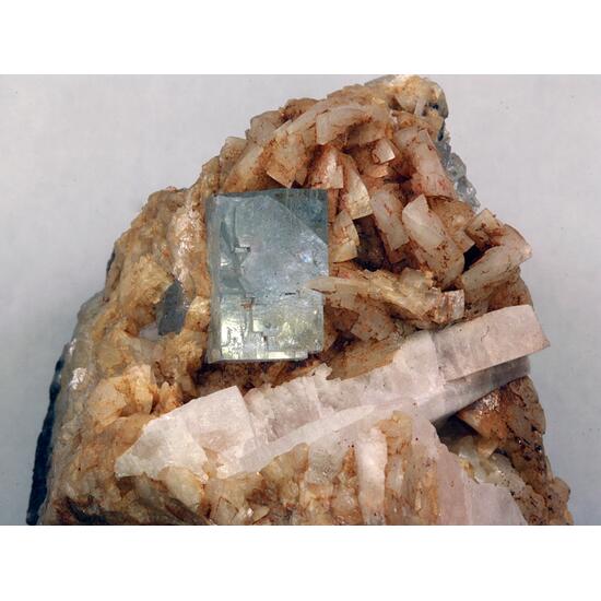 Fluorite On Dolomite