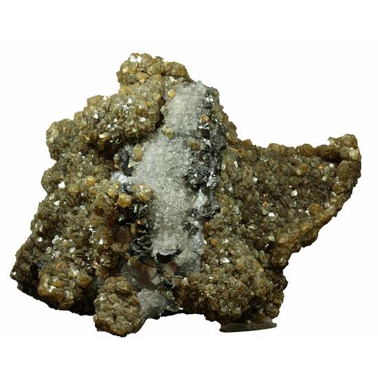 Siderite Psm Pyrrhotite Sphalerite & Galena