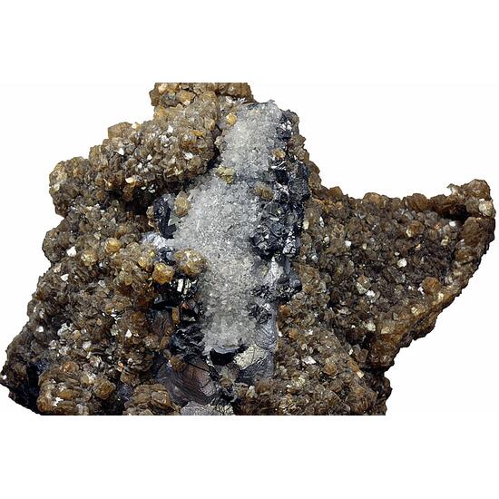 Siderite Psm Pyrrhotite Sphalerite & Galena