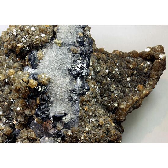 Siderite Psm Pyrrhotite Sphalerite & Galena