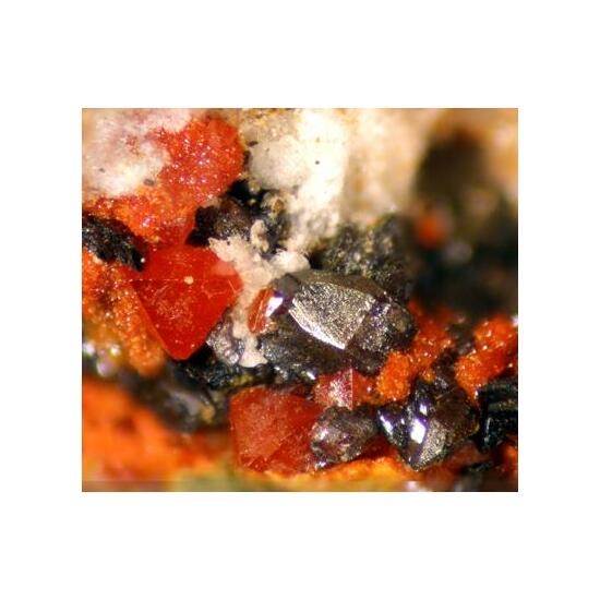 Iranite With Wulfenite