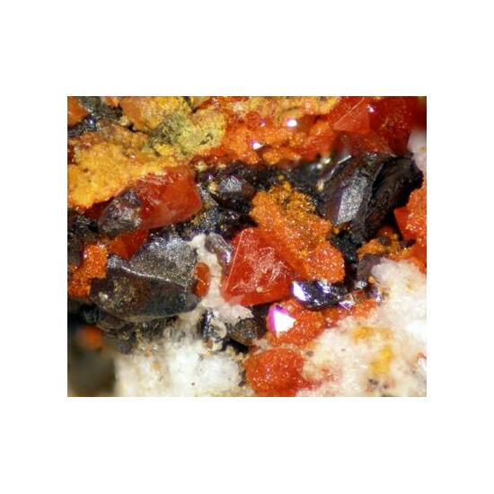 Iranite With Wulfenite