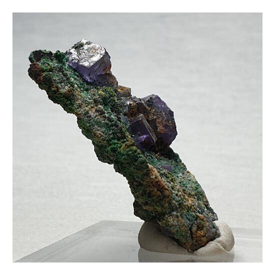 Cuprite Fluorite & Brochantite