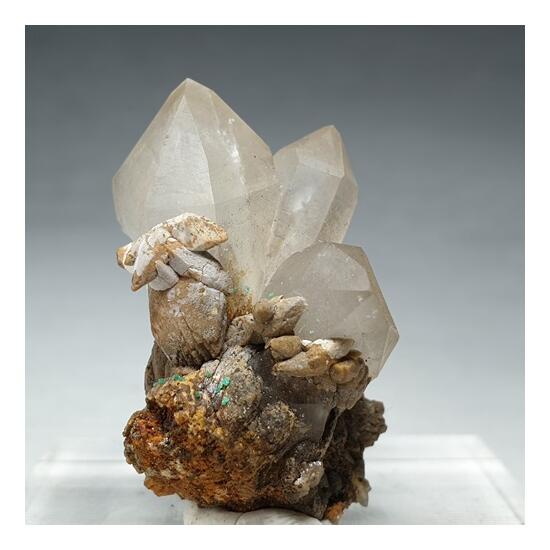 Quartz Calcite & Adamite