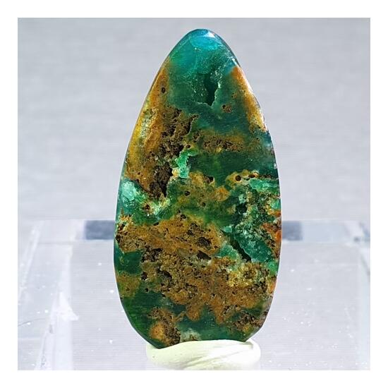 Cuprian Adamite Cabochon