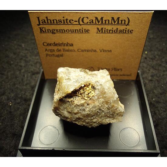 Kingsmountite Mitridatite Jahnsite-(CaMnMn) & Matulaite