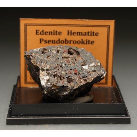 Edenite Hematite & Pseudobrookite