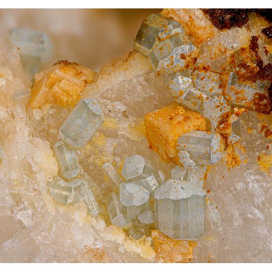 Greifensteinite Fluorapatite Crandallite & Eosphorite