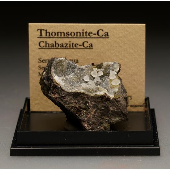 Thomsonite-Ca & Chabazite-Ca