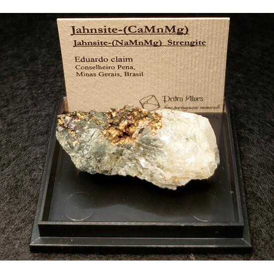 Jahnsite-(NaMnMg) Jahnsite-(CaMnMg) Strengite Natrodufrénite & Rockbridgeite