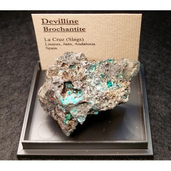 Devilline & Brochantite