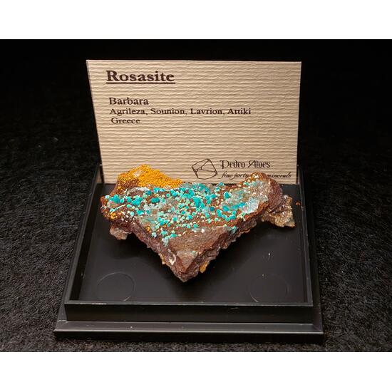 Rosasite & Calcite