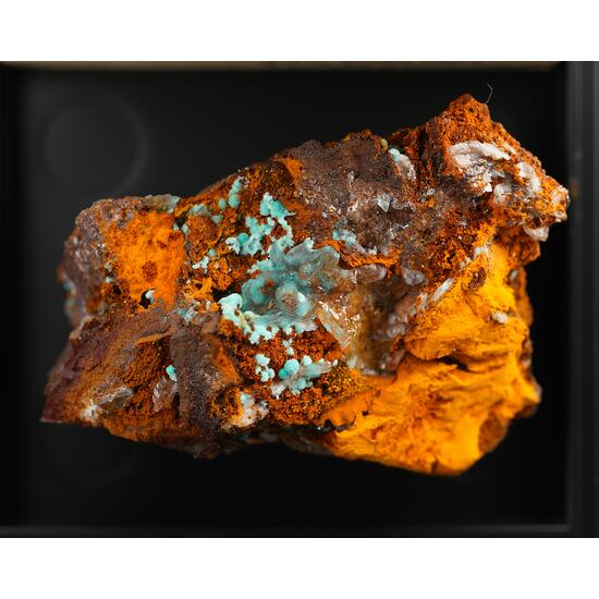 Rosasite & Calcite