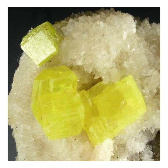 Native Sulphur & Calcite