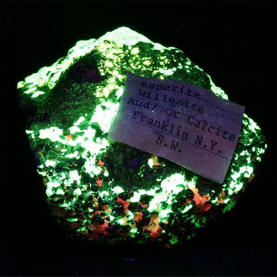Esperite With Willemite & Calcite
