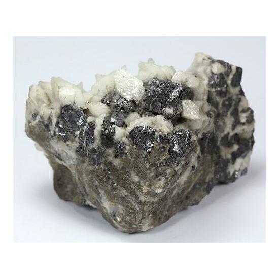 Calcite With Galena