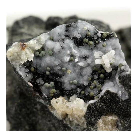 Motukoreaite With Phillipsite & Calcite