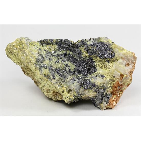 Ferrimolybdite With Molybdenite & Sericite & Quartz