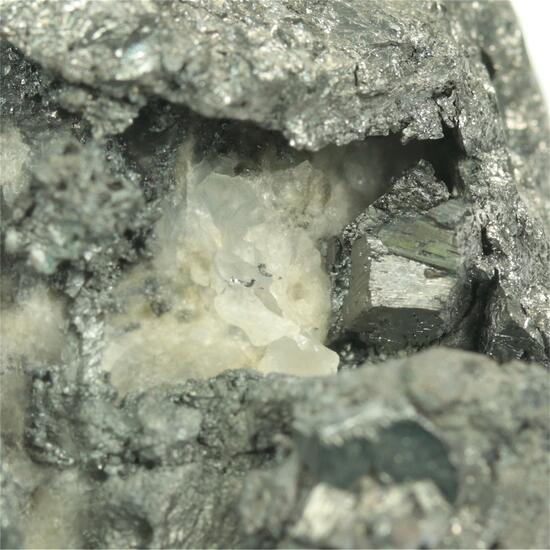 Polybasite With Acanthite