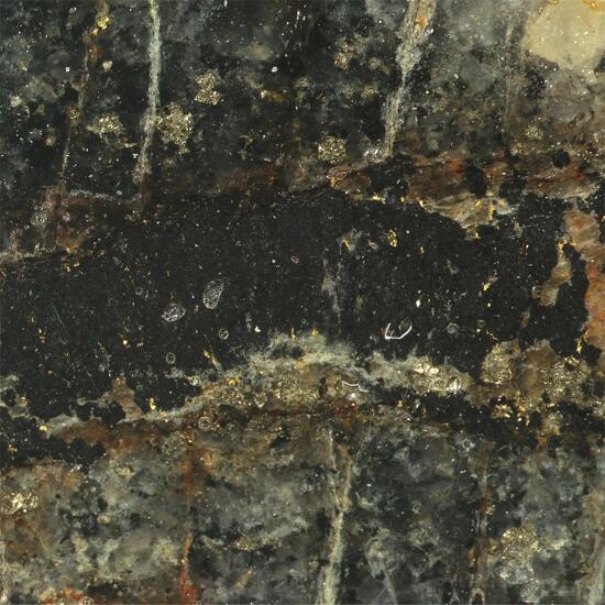 Gold With Uraninite