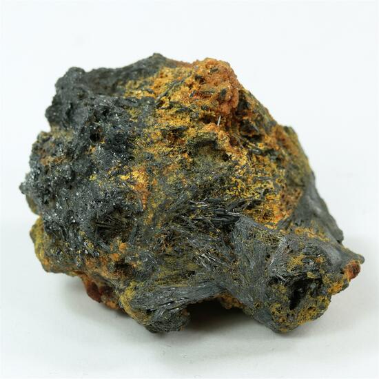 Stibnite With Antimony Ochre