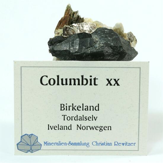 Columbite With Feldspar & Mica