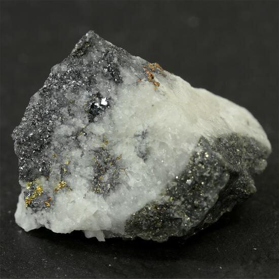 Gold With Chalcopyrite & Galena