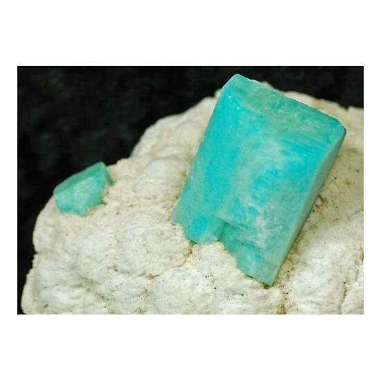 Amazonite On Albite