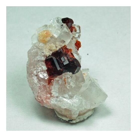 Woodhouseite With Uvite On Magnesite