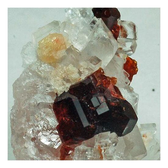 Woodhouseite With Uvite On Magnesite