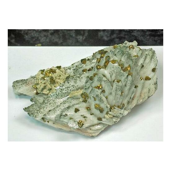 Chalcopyrite On Baryte