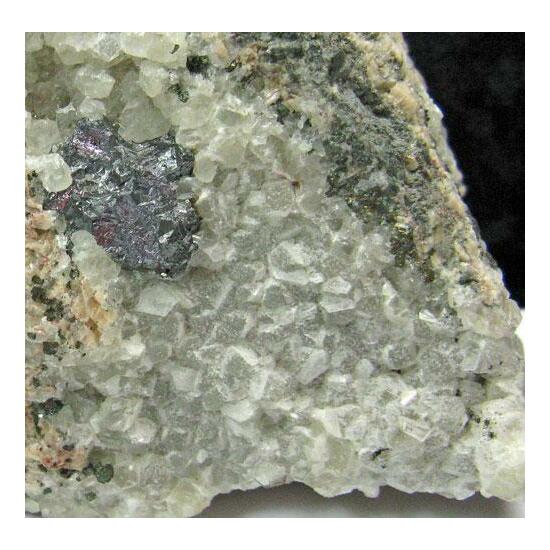 Proustite With Chalcopyrite