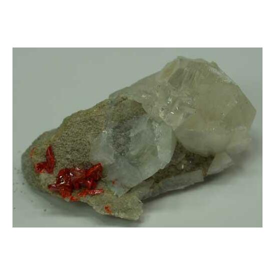 Realgar On Calcite