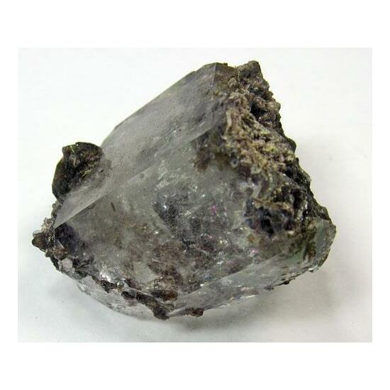 Axinite-(Fe) In Quartz