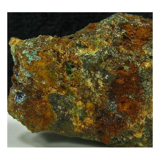 Cuprite & Linarite & Brochantite