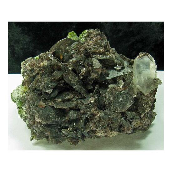 Axinite-(Fe) & Quartz