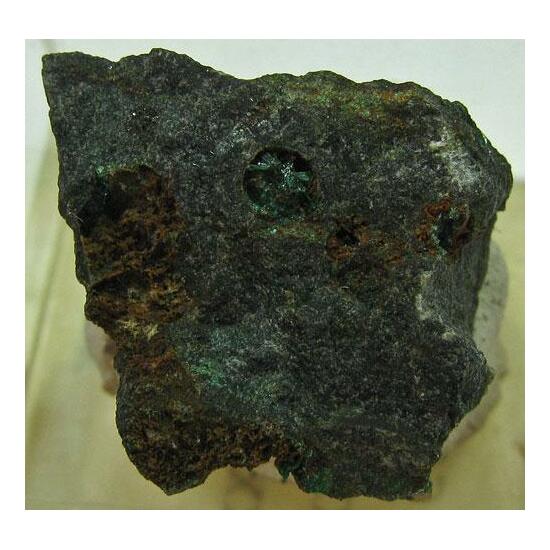 Baryte Malachite Brochantite & Libethenite