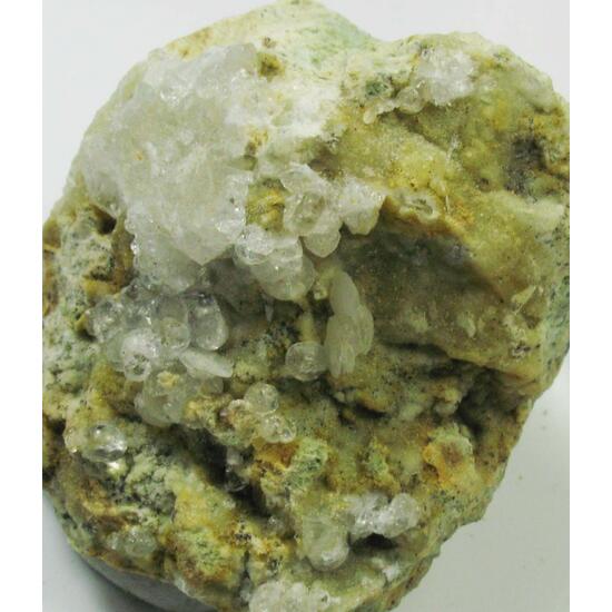 Melanophlogite & Prehnite