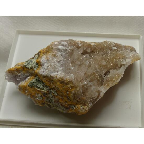 Calcite On Quartz