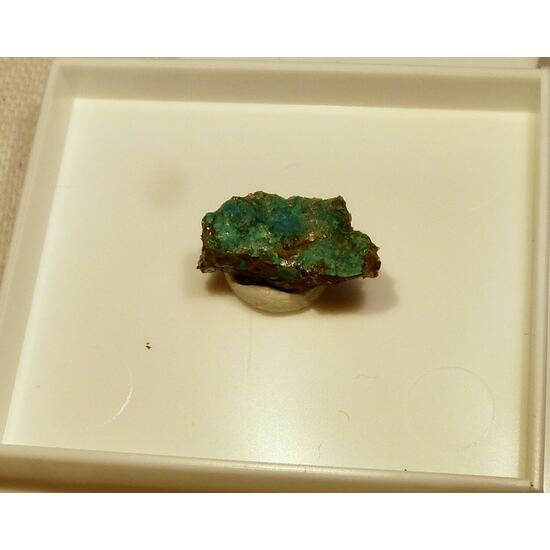 Native Silver On Chrysocolla
