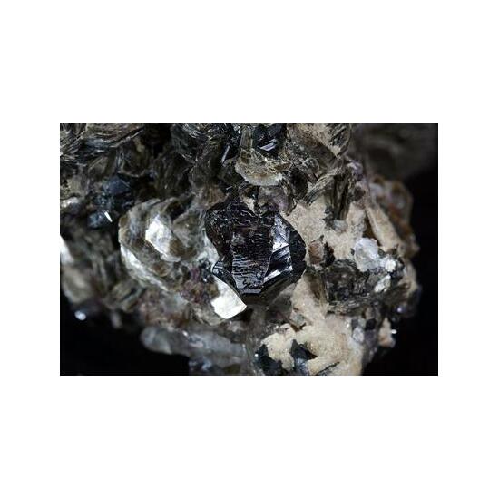 Cassiterite Zinnwaldite & Quartz