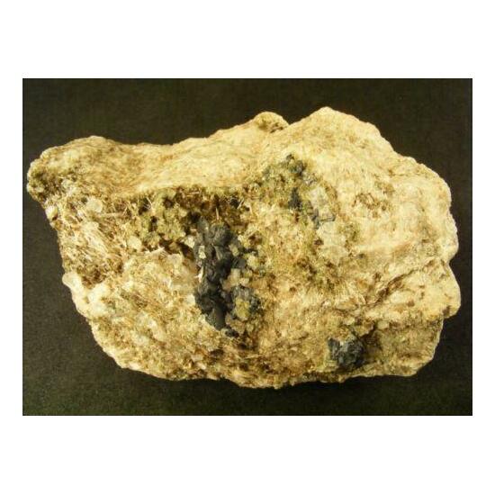 Bustamite With Hedenbergite & Sphalerite