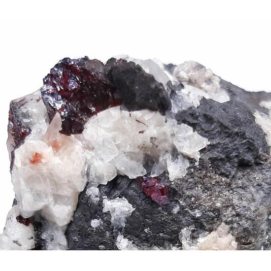 Proustite & Arsenic & Calcite