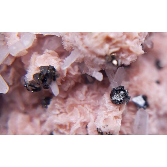 Rhodochrosite & Quartz & Tetrahedrite