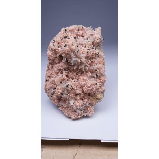 Rhodochrosite & Quartz & Tetrahedrite