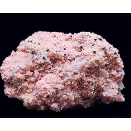 Rhodochrosite & Quartz & Tetrahedrite