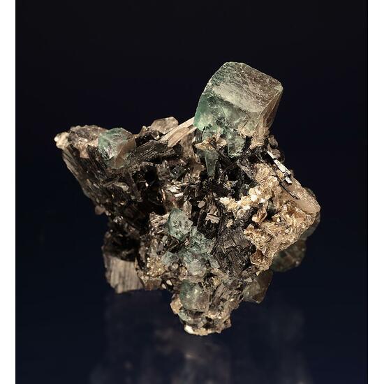 Fluorite & Ferberite