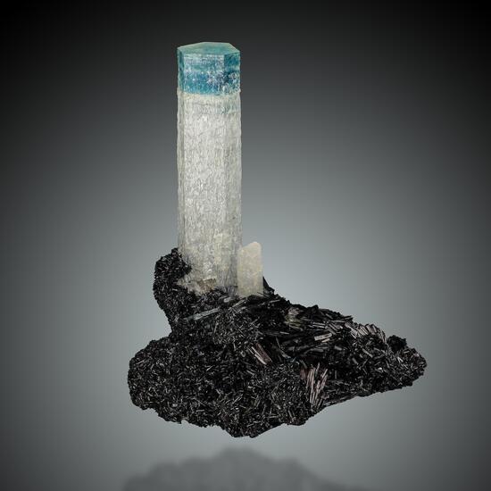 Aquamarine & Schorl