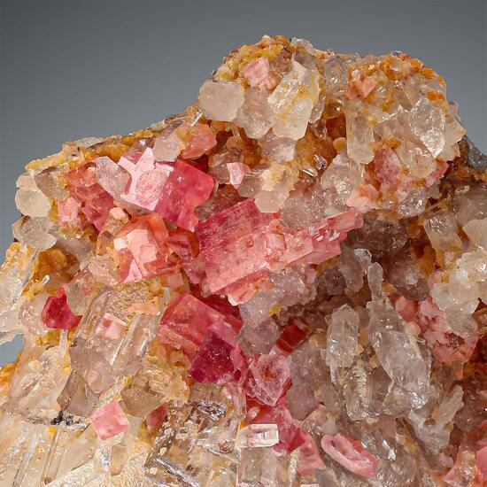 Rhodochrosite & Quartz