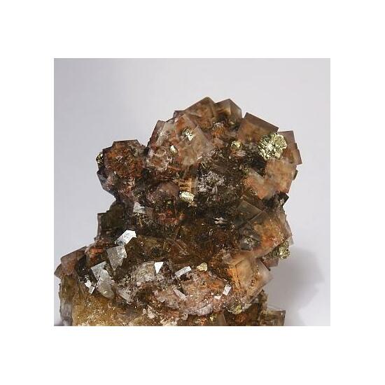 Fluorite With Chalcopyrite